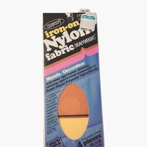 Plasti Stitch Iron On Nylon Fabric Patch Heavyweight 4 Piece 3x5 Mend Sportswear